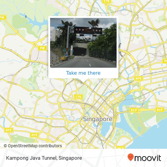 Kampong Java Tunnel map
