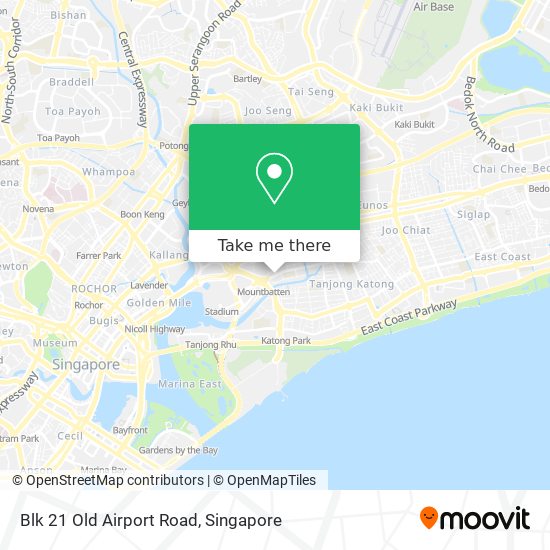 Blk 21 Old Airport Road map