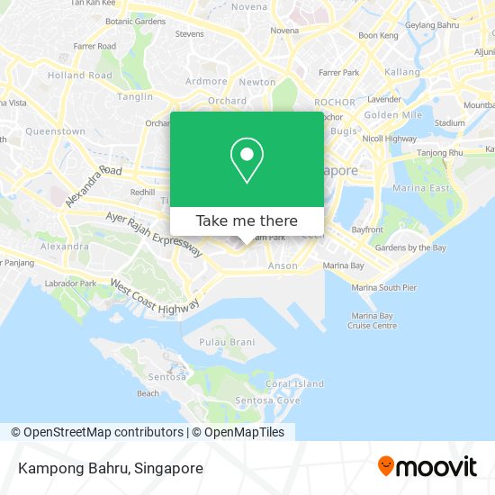 Kampong Bahru map