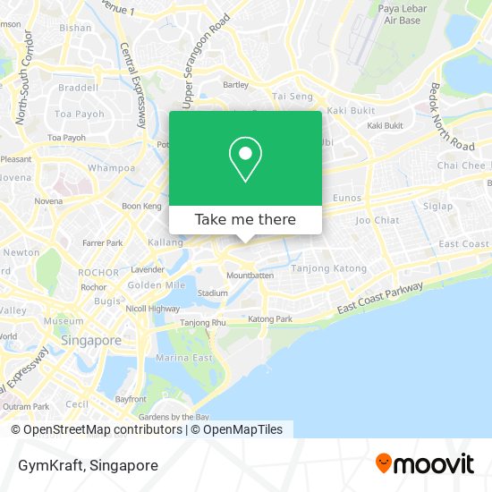 GymKraft map
