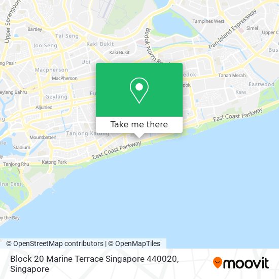 Block 20 Marine Terrace Singapore 440020 map