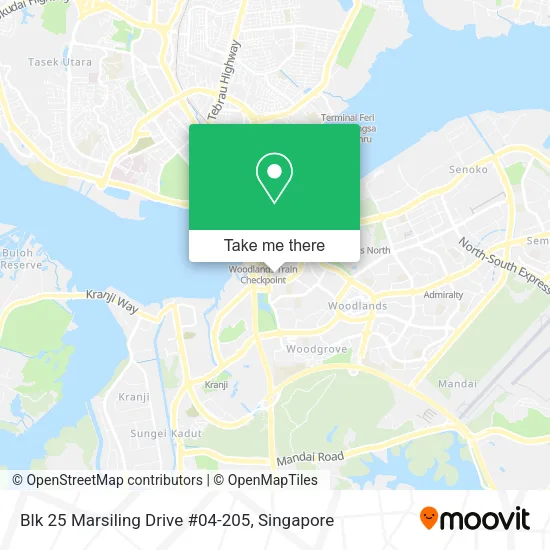 Blk 25 Marsiling Drive #04-205 map