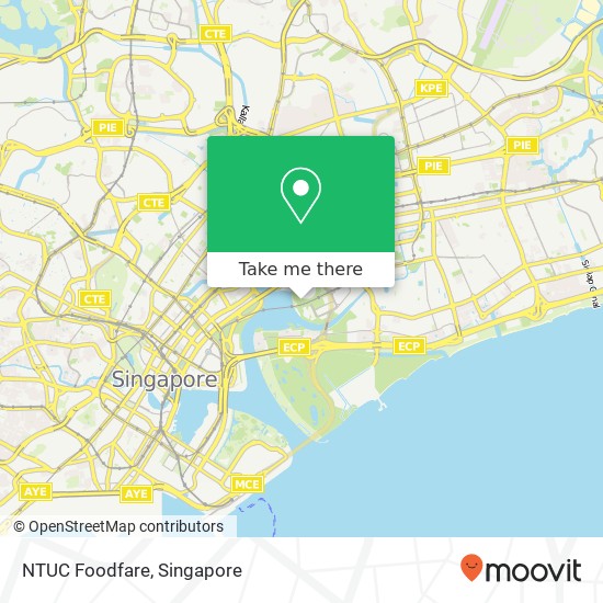 NTUC Foodfare map