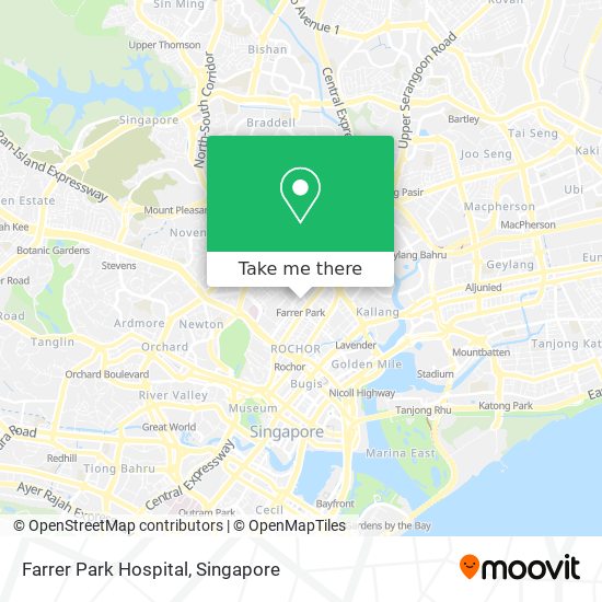 Farrer Park Hospital map