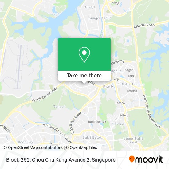 Block 252, Choa Chu Kang Avenue 2地图