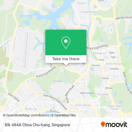 Blk 484A Choa Chu Kang map