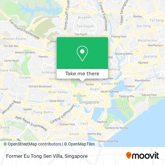 Former Eu Tong Sen Villa map