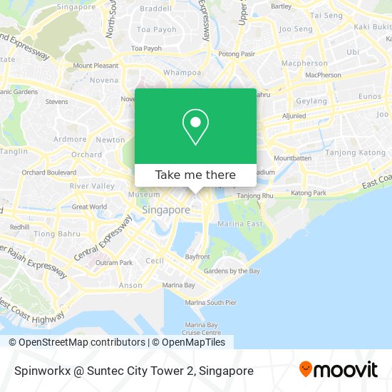 Spinworkx @ Suntec City Tower 2 map