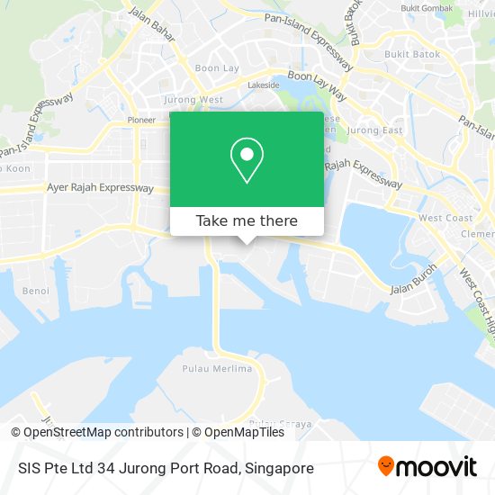 SIS Pte Ltd 34 Jurong Port Road地图