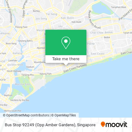 Bus Stop 92249 (Opp Amber Gardens) map