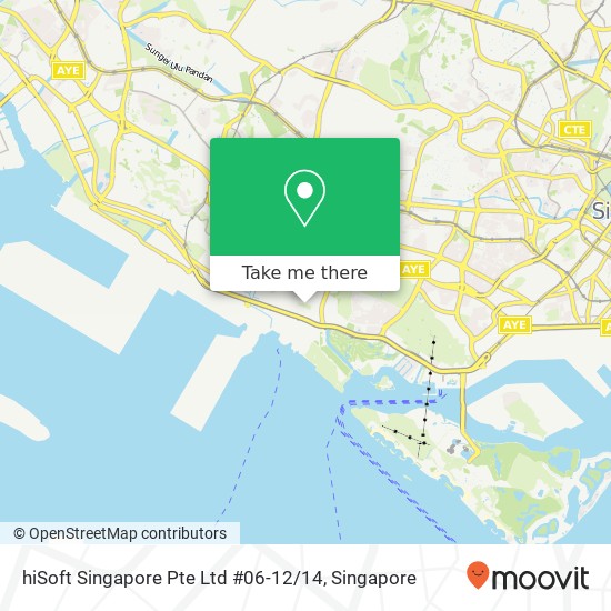 hiSoft Singapore Pte Ltd #06-12 / 14 map