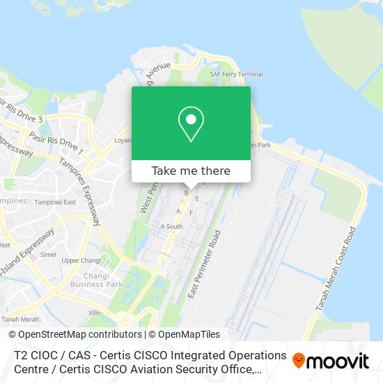 T2 CIOC / CAS - Certis CISCO Integrated Operations Centre / Certis CISCO Aviation Security Office地图