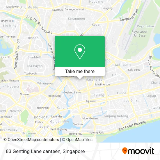 83 Genting Lane canteen地图