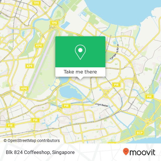 Blk 824 Coffeeshop map