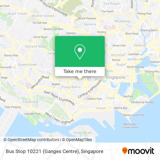 Bus Stop 10221 (Ganges Centre) map