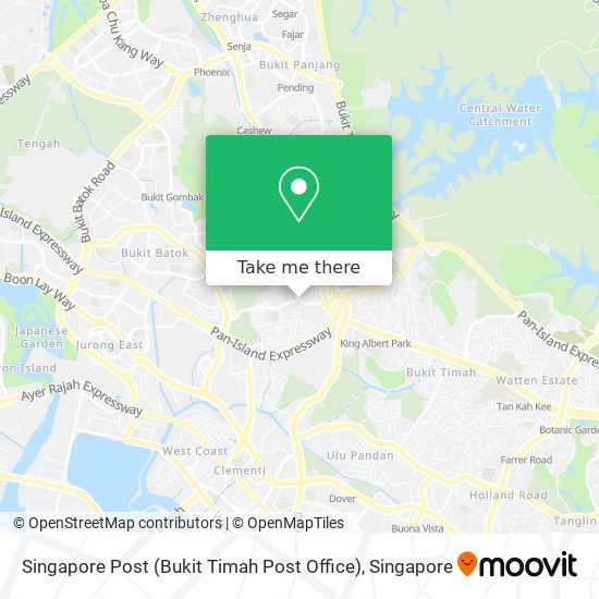 Singapore Post (Bukit Timah Post Office) map