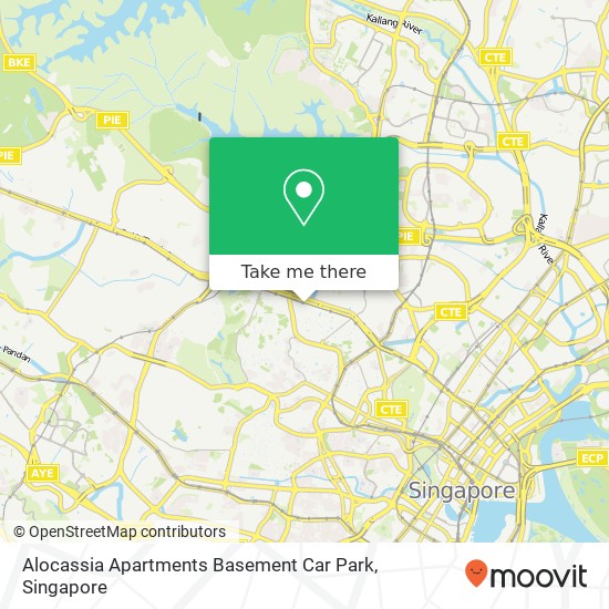 Alocassia Apartments Basement Car Park地图