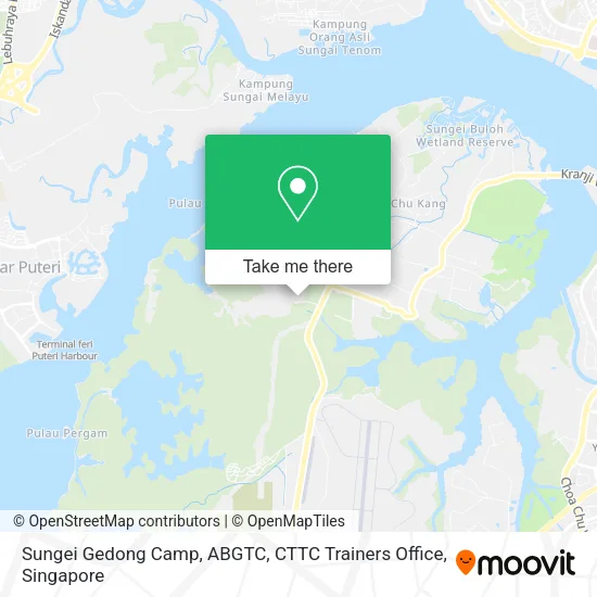 Sungei Gedong Camp, ABGTC, CTTC Trainers Office map