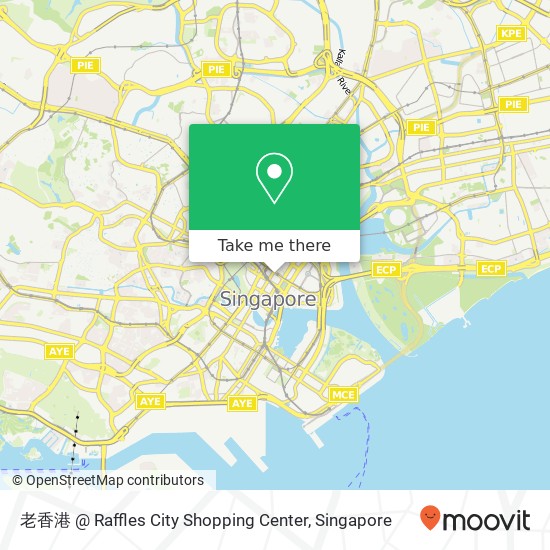 老香港 @ Raffles City Shopping Center地图