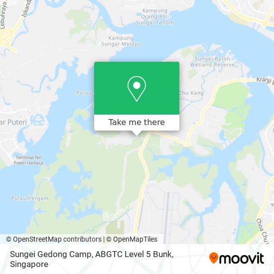Sungei Gedong Camp, ABGTC Level 5 Bunk map