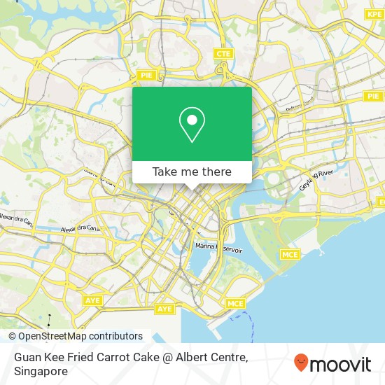 Guan Kee Fried Carrot Cake @ Albert Centre map