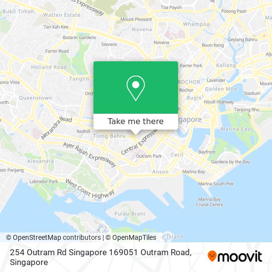 254 Outram Rd Singapore 169051 Outram Road map