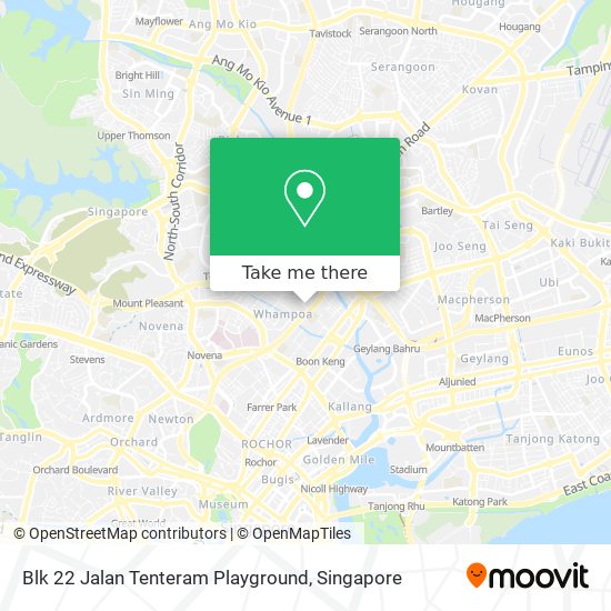 Blk 22 Jalan Tenteram Playground地图