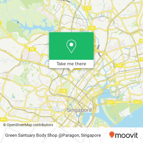 Green Santuary Body Shop @Paragon map