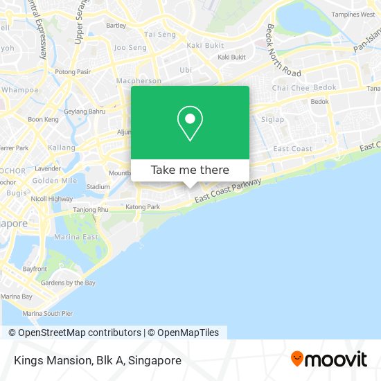 Kings Mansion, Blk A map