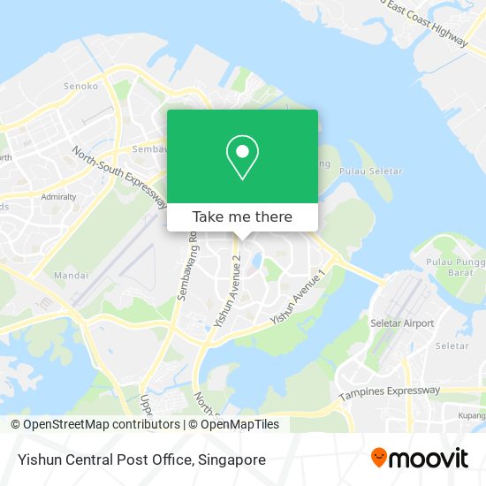 Yishun Central Post Office map