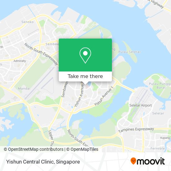 Yishun Central Clinic map