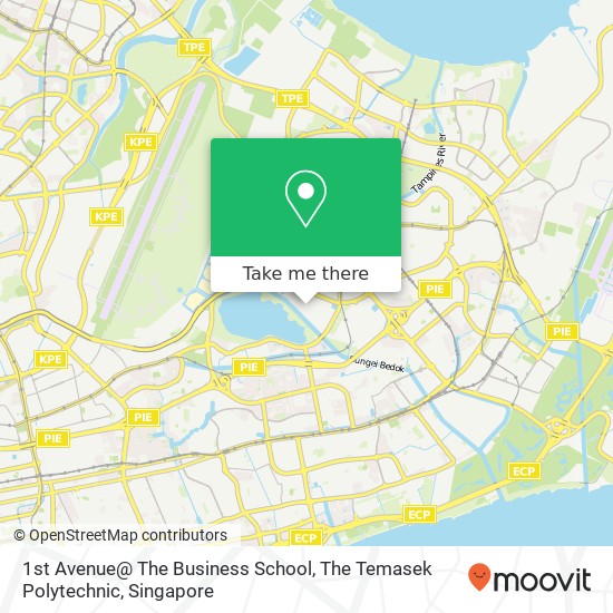 1st Avenue@ The Business School, The Temasek Polytechnic map