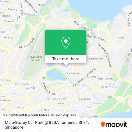Multi-Storey Car Park @ 823A Tampines St 81地图