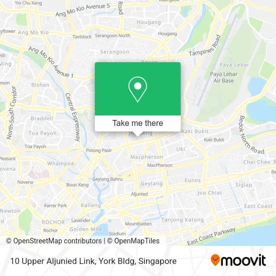 10 Upper Aljunied Link, York Bldg地图