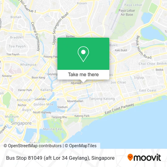 Bus Stop 81049 (aft Lor 34 Geylang) map