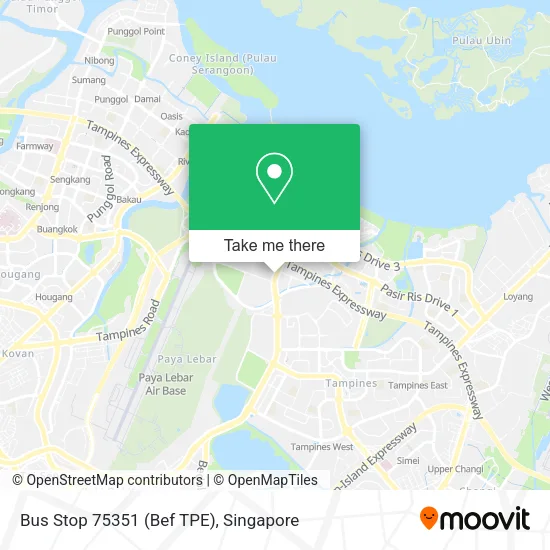 Bus Stop 75351 (Bef TPE) map