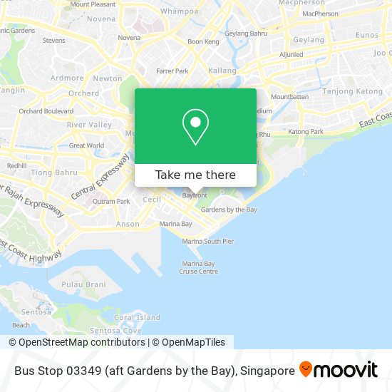 Bus Stop 03349 (aft Gardens by the Bay) map