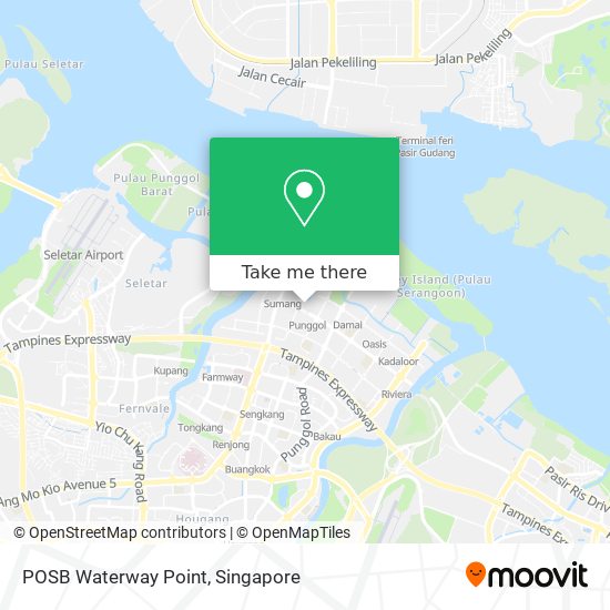 POSB Waterway Point map
