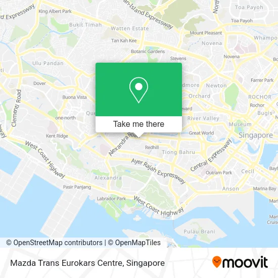Mazda Trans Eurokars Centre map