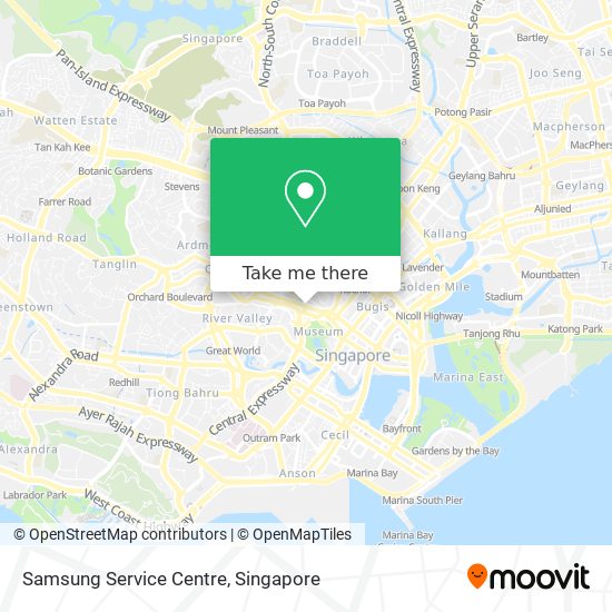 Samsung Service Centre地图