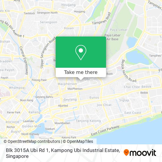 Blk 3015A Ubi Rd 1, Kampong Ubi Industrial Estate map