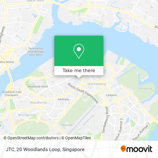 JTC, 20 Woodlands Loop map