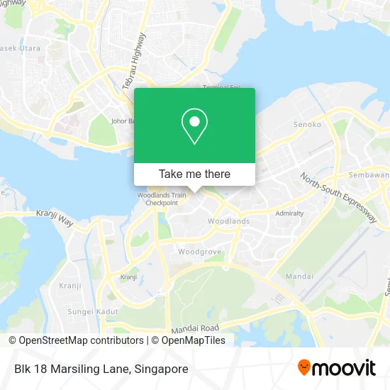 Blk 18 Marsiling Lane map