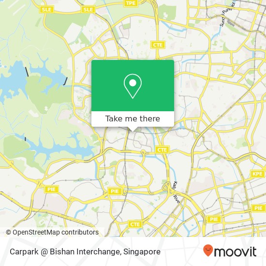 Carpark @ Bishan Interchange map