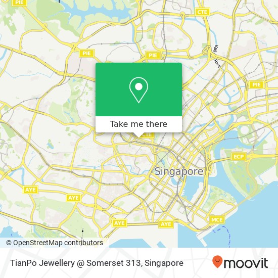 TianPo Jewellery @ Somerset 313 map