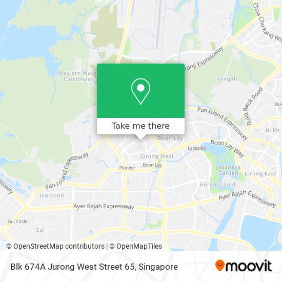 Blk 674A Jurong West Street 65地图