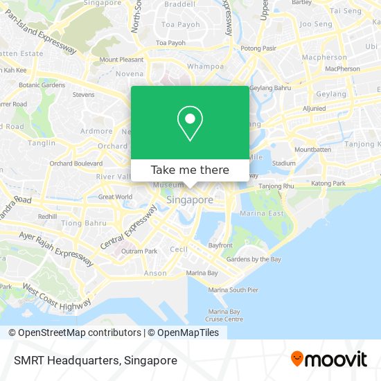 SMRT Headquarters map