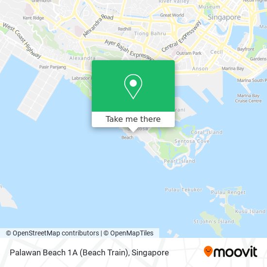 Palawan Beach 1A (Beach Train) map