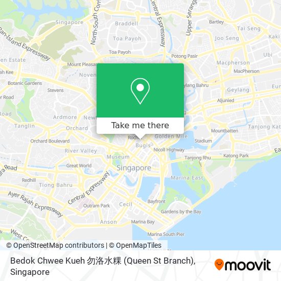 Bedok Chwee Kueh 勿洛水粿 (Queen St Branch) map