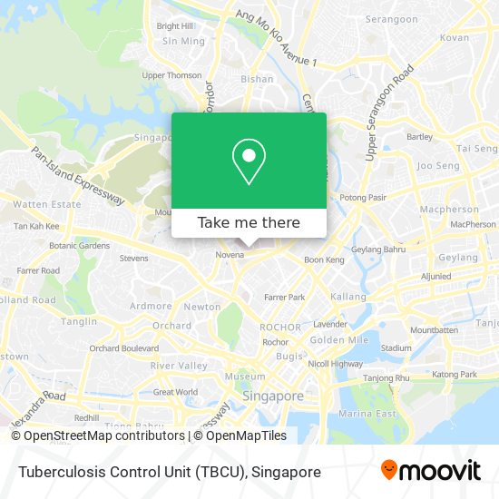 Tuberculosis Control Unit (TBCU)地图